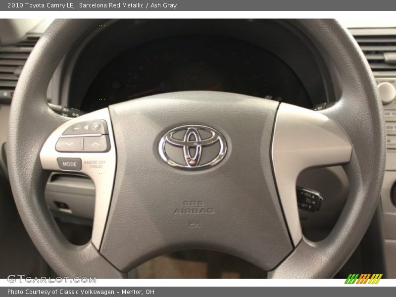 Barcelona Red Metallic / Ash Gray 2010 Toyota Camry LE