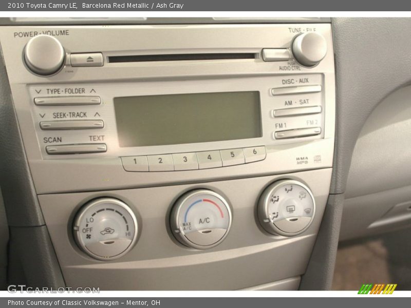 Barcelona Red Metallic / Ash Gray 2010 Toyota Camry LE