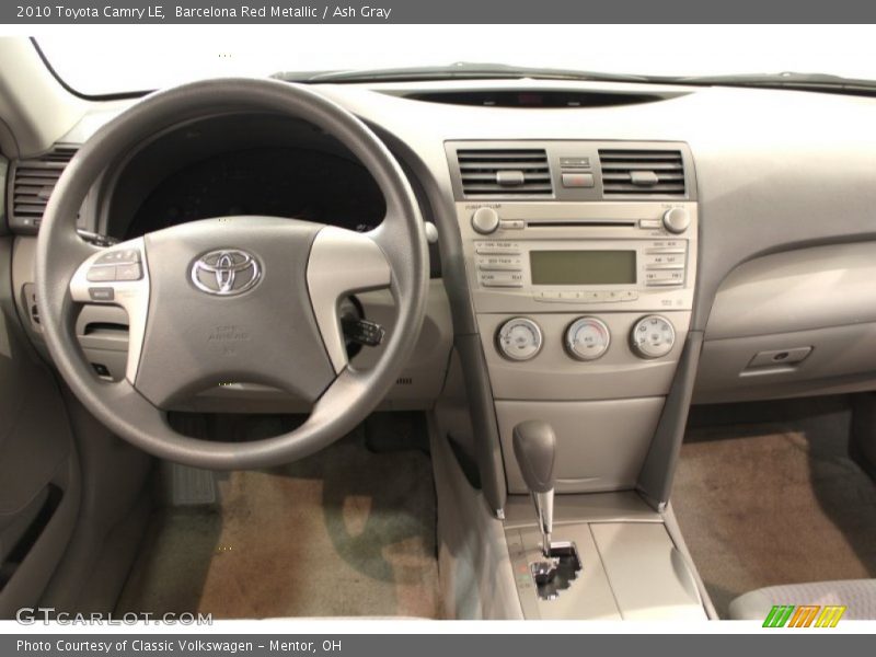 Barcelona Red Metallic / Ash Gray 2010 Toyota Camry LE