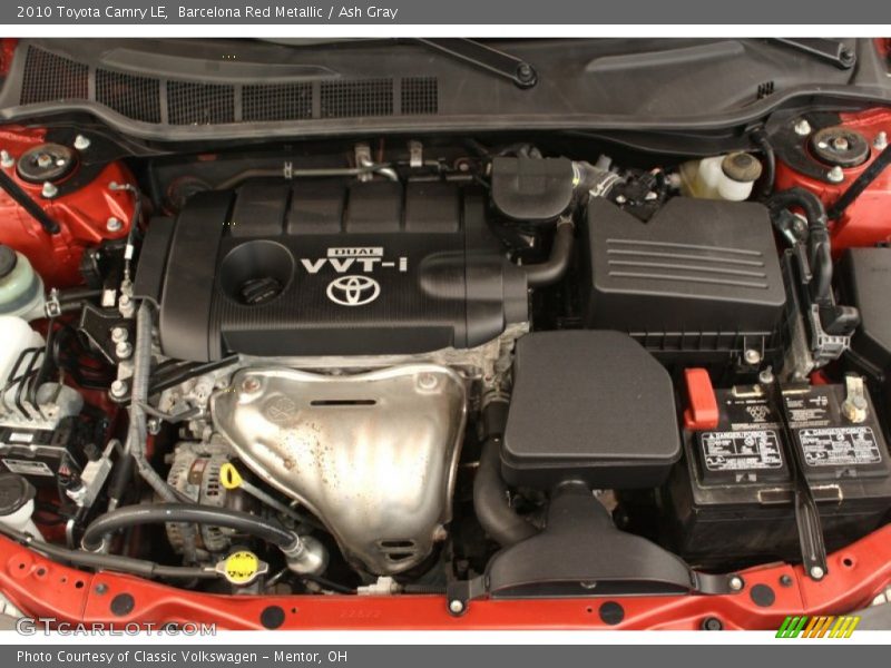 Barcelona Red Metallic / Ash Gray 2010 Toyota Camry LE