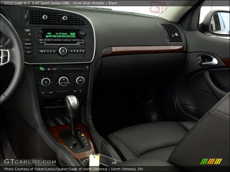 Snow Silver Metallic / Black 2010 Saab 9-3 2.0T Sport Sedan XWD