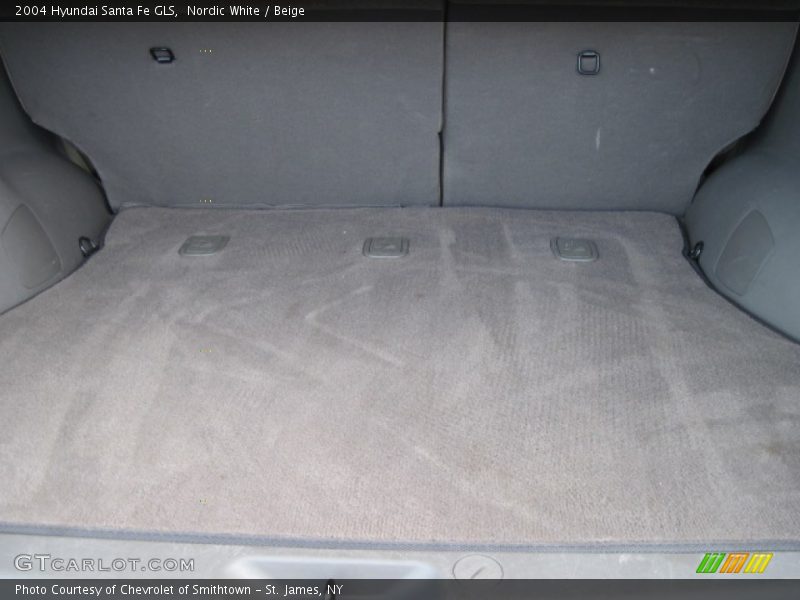 Nordic White / Beige 2004 Hyundai Santa Fe GLS