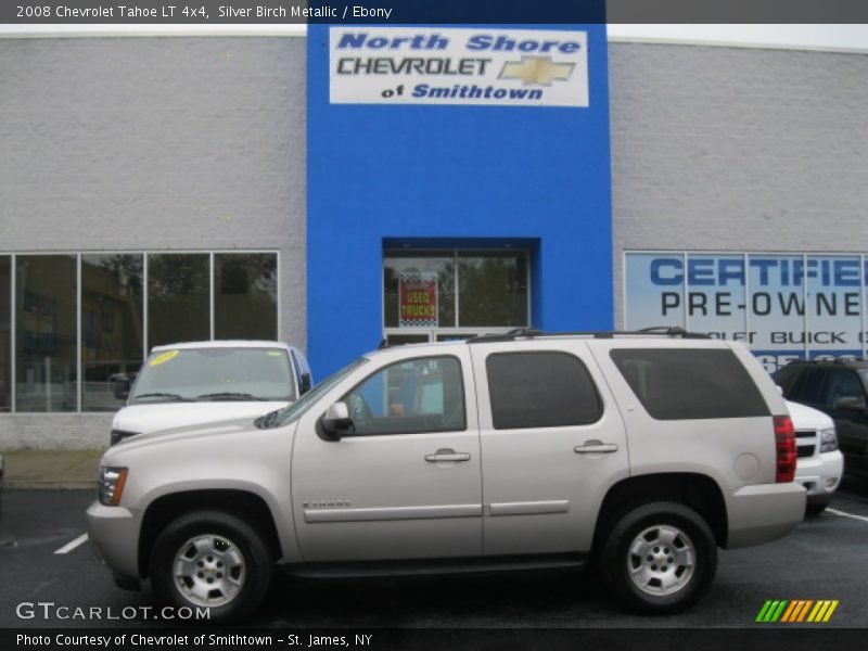 Silver Birch Metallic / Ebony 2008 Chevrolet Tahoe LT 4x4