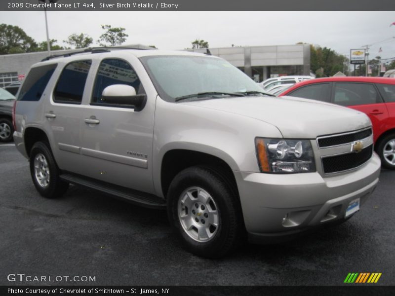 Silver Birch Metallic / Ebony 2008 Chevrolet Tahoe LT 4x4