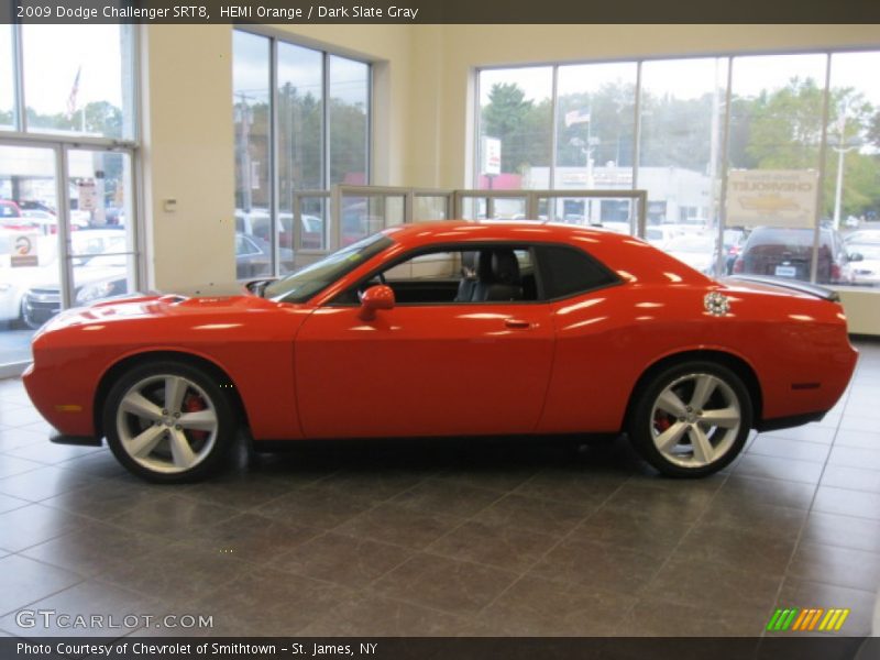 HEMI Orange / Dark Slate Gray 2009 Dodge Challenger SRT8