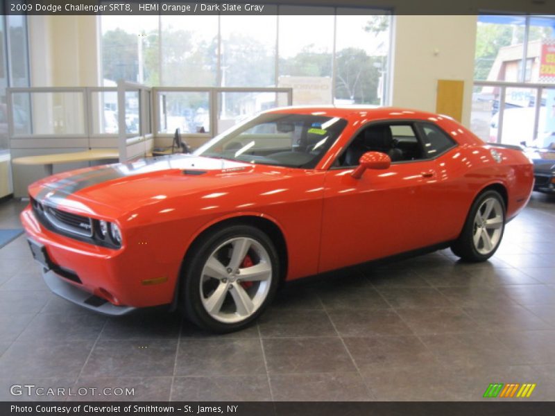HEMI Orange / Dark Slate Gray 2009 Dodge Challenger SRT8