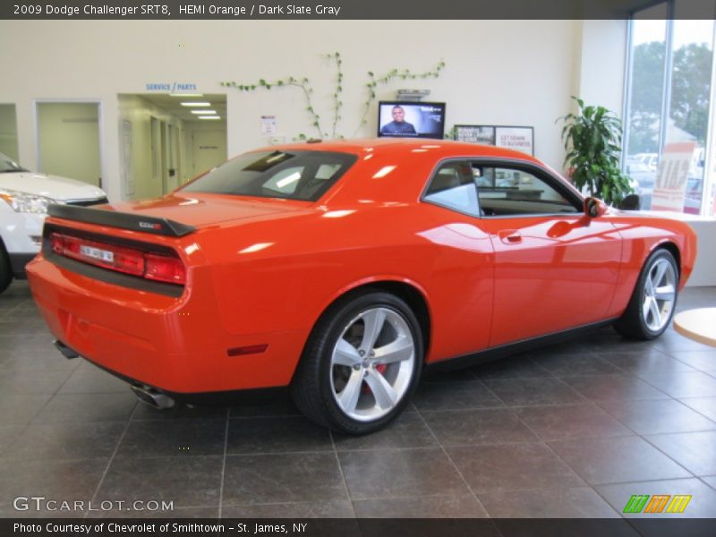 HEMI Orange / Dark Slate Gray 2009 Dodge Challenger SRT8