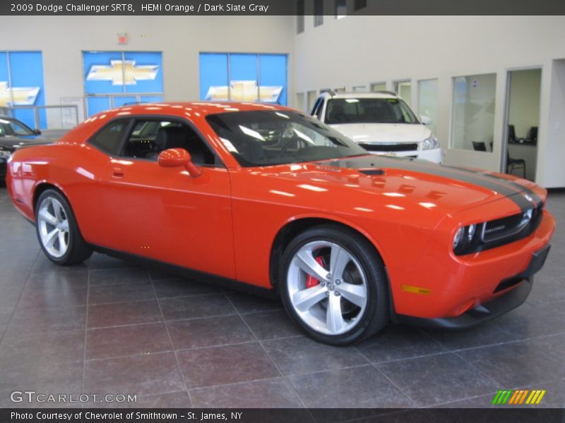 HEMI Orange / Dark Slate Gray 2009 Dodge Challenger SRT8