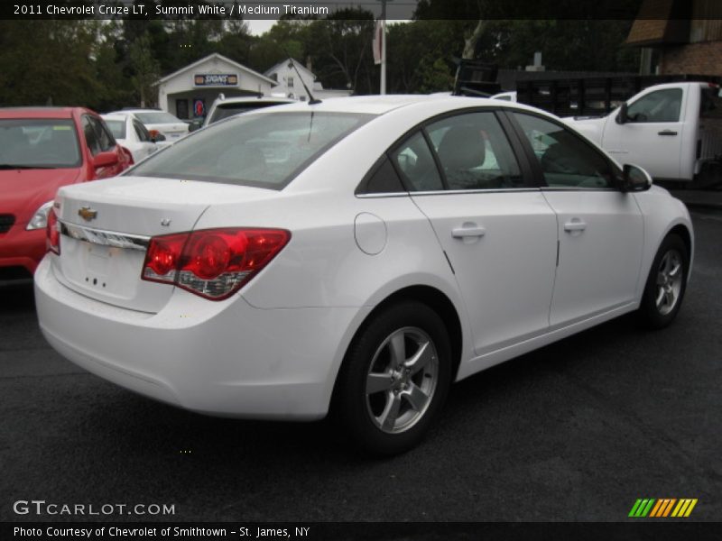 Summit White / Medium Titanium 2011 Chevrolet Cruze LT