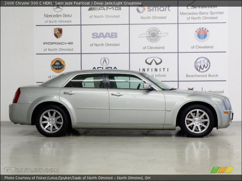Satin Jade Pearlcoat / Deep Jade/Light Graystone 2006 Chrysler 300 C HEMI