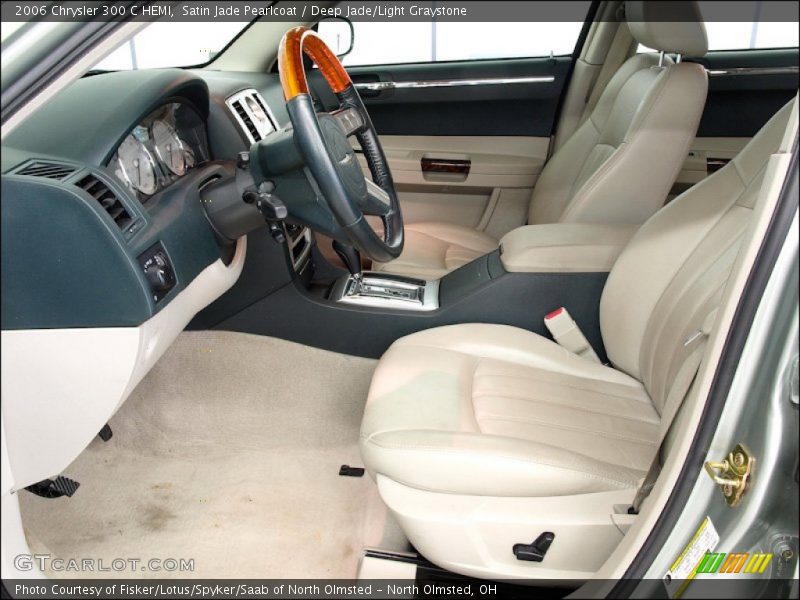 Satin Jade Pearlcoat / Deep Jade/Light Graystone 2006 Chrysler 300 C HEMI