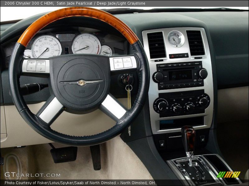Satin Jade Pearlcoat / Deep Jade/Light Graystone 2006 Chrysler 300 C HEMI