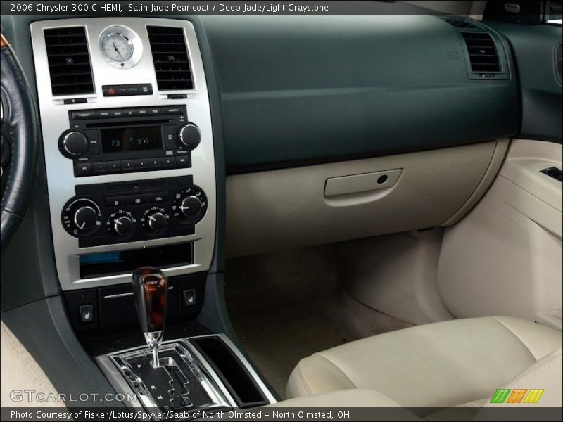 Satin Jade Pearlcoat / Deep Jade/Light Graystone 2006 Chrysler 300 C HEMI