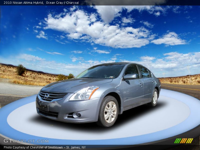 Ocean Gray / Charcoal 2010 Nissan Altima Hybrid