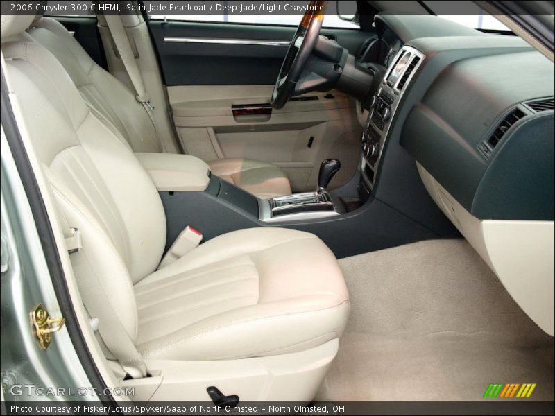 Satin Jade Pearlcoat / Deep Jade/Light Graystone 2006 Chrysler 300 C HEMI