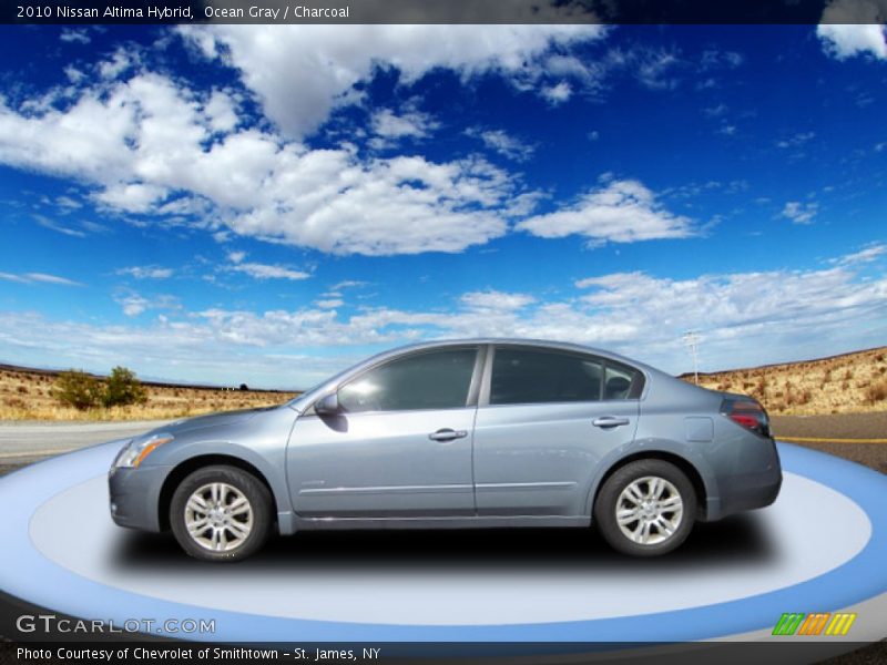 Ocean Gray / Charcoal 2010 Nissan Altima Hybrid