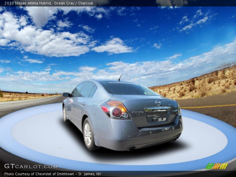 Ocean Gray / Charcoal 2010 Nissan Altima Hybrid