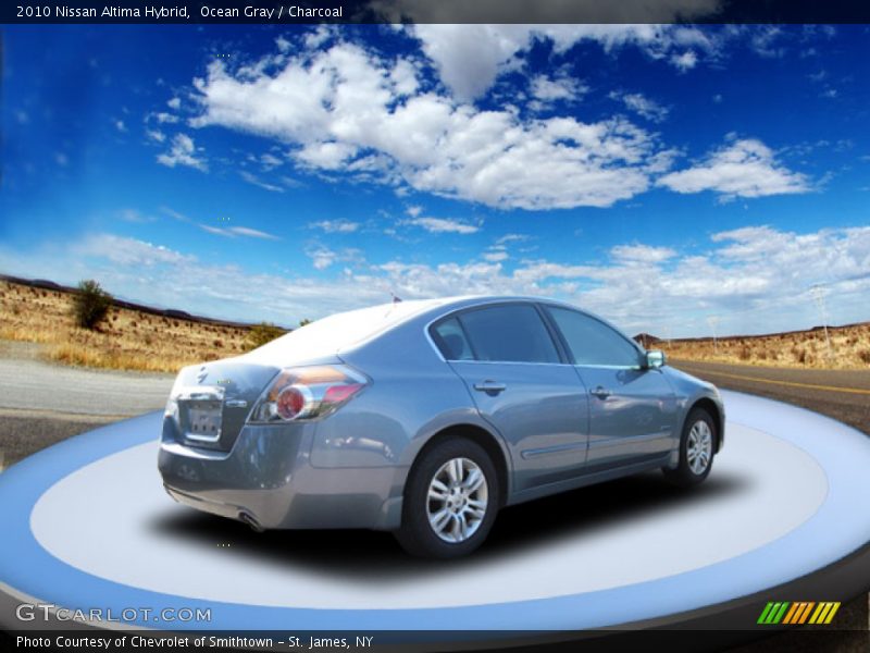 Ocean Gray / Charcoal 2010 Nissan Altima Hybrid
