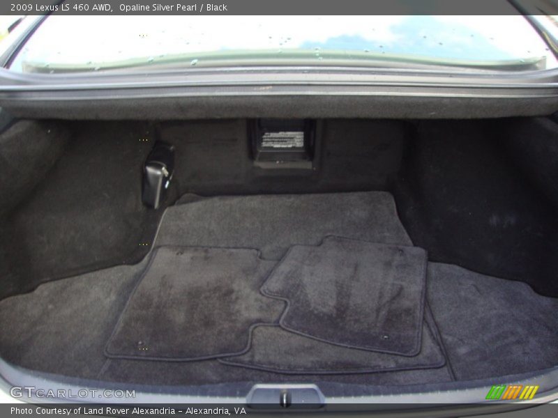 Opaline Silver Pearl / Black 2009 Lexus LS 460 AWD