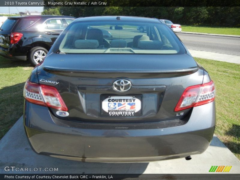 Magnetic Gray Metallic / Ash Gray 2010 Toyota Camry LE