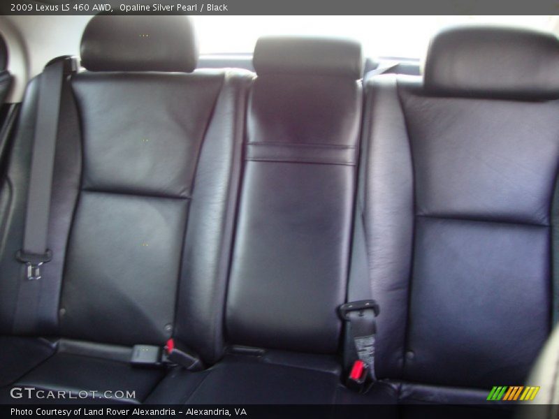 Opaline Silver Pearl / Black 2009 Lexus LS 460 AWD