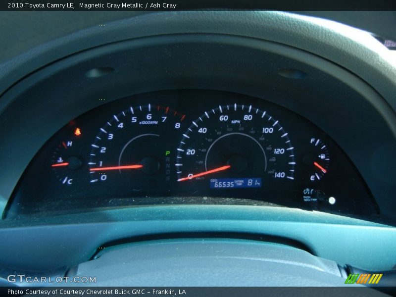 Magnetic Gray Metallic / Ash Gray 2010 Toyota Camry LE