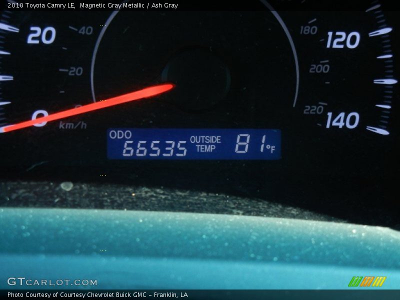 Magnetic Gray Metallic / Ash Gray 2010 Toyota Camry LE