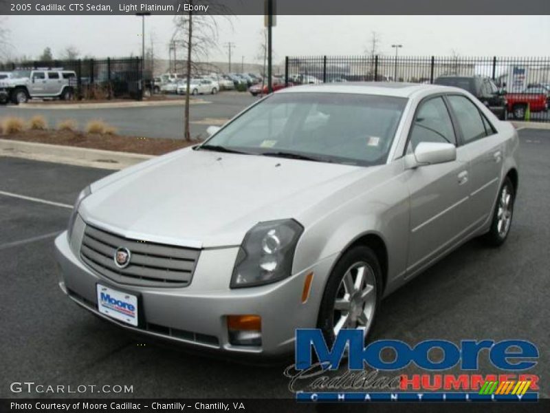 Light Platinum / Ebony 2005 Cadillac CTS Sedan