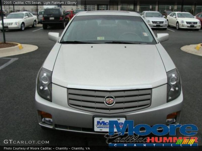 Light Platinum / Ebony 2005 Cadillac CTS Sedan