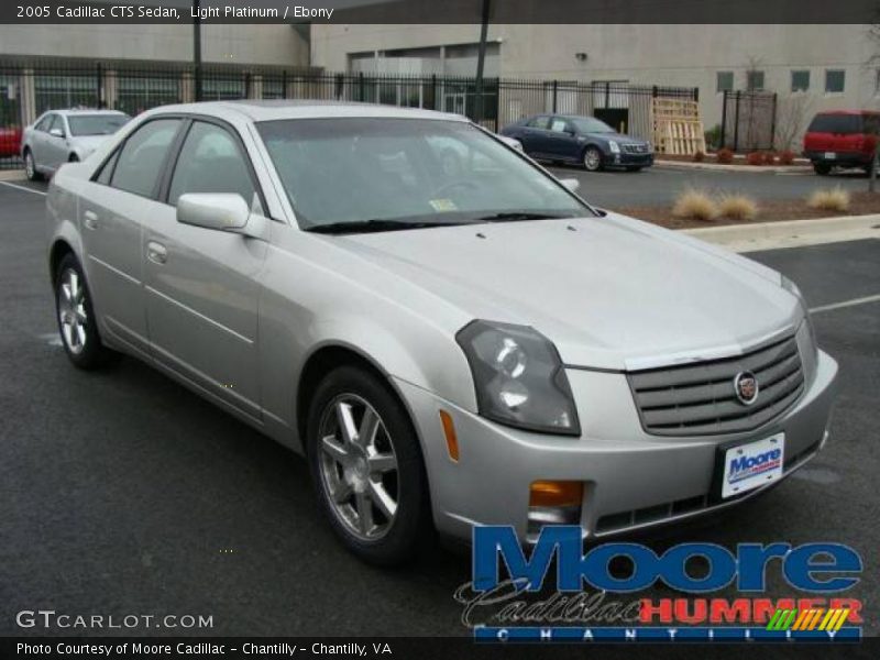Light Platinum / Ebony 2005 Cadillac CTS Sedan