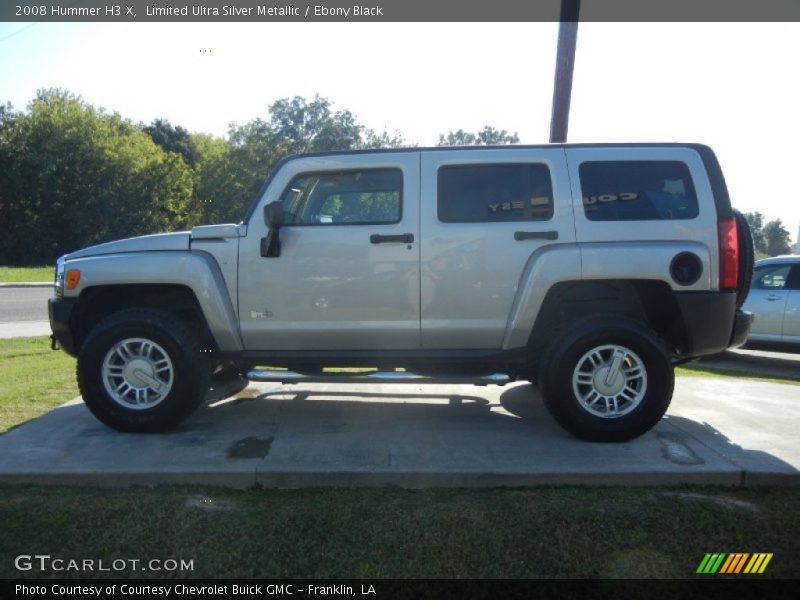 Limited Ultra Silver Metallic / Ebony Black 2008 Hummer H3 X