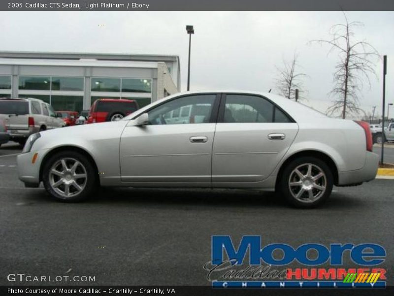 Light Platinum / Ebony 2005 Cadillac CTS Sedan