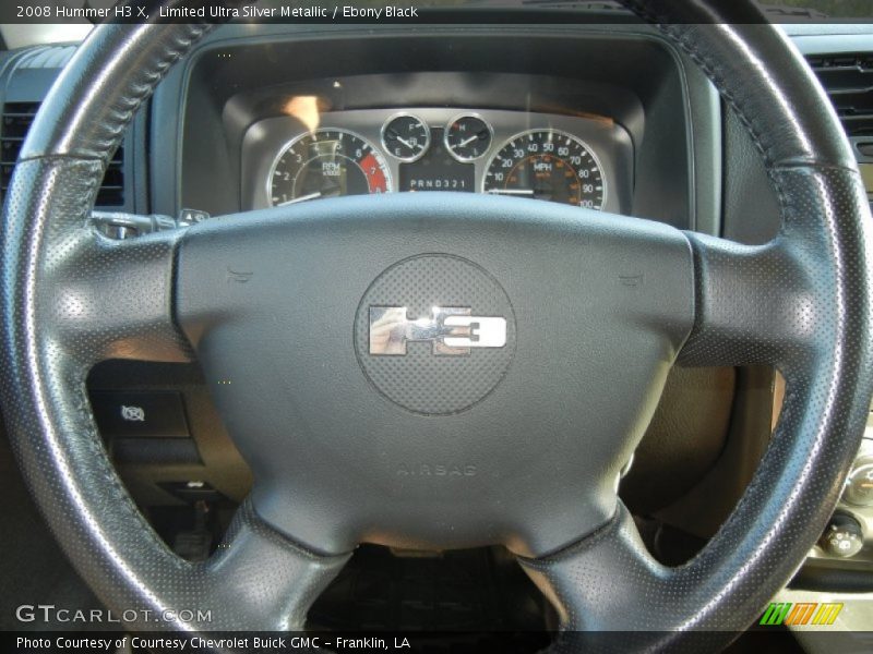 Limited Ultra Silver Metallic / Ebony Black 2008 Hummer H3 X