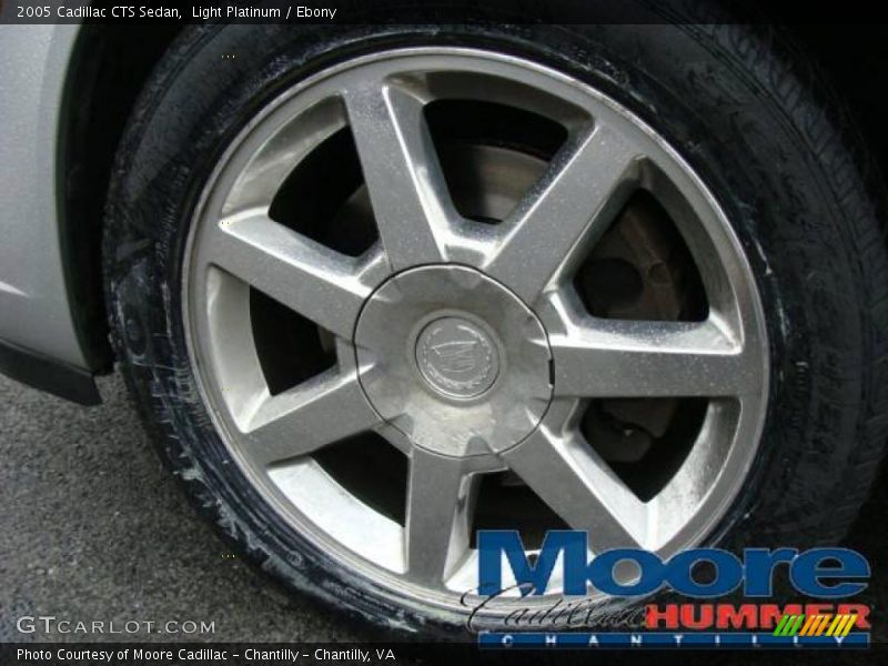 Light Platinum / Ebony 2005 Cadillac CTS Sedan