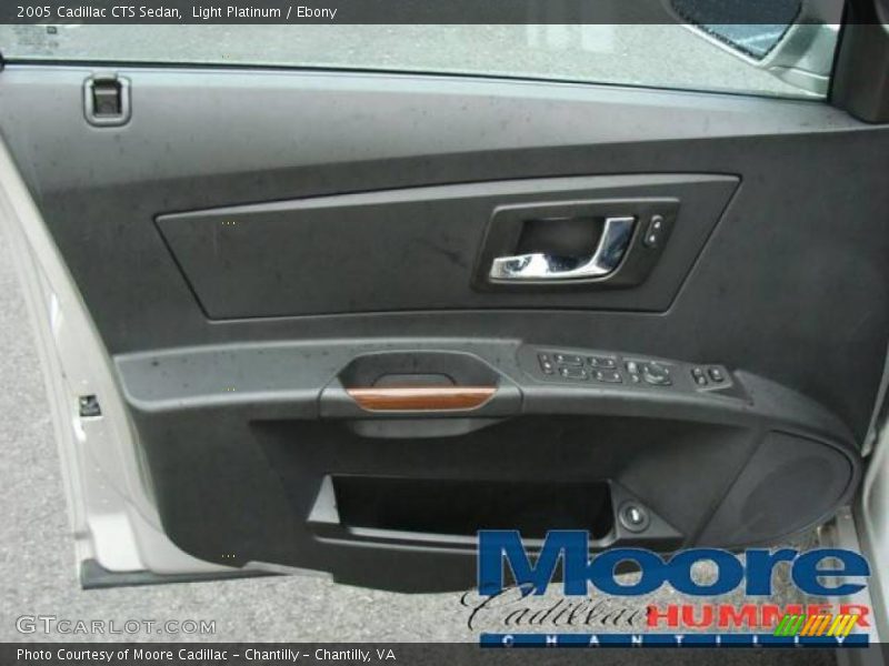 Light Platinum / Ebony 2005 Cadillac CTS Sedan