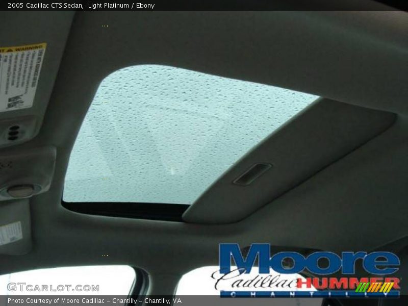 Light Platinum / Ebony 2005 Cadillac CTS Sedan