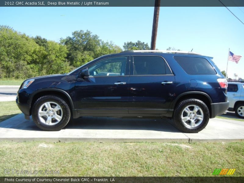  2012 Acadia SLE Deep Blue Metallic