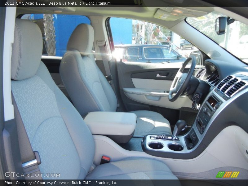 Deep Blue Metallic / Light Titanium 2012 GMC Acadia SLE