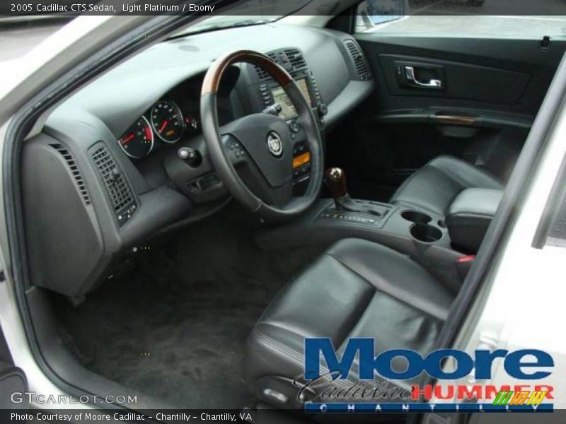 Light Platinum / Ebony 2005 Cadillac CTS Sedan
