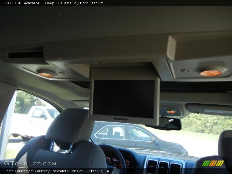Deep Blue Metallic / Light Titanium 2012 GMC Acadia SLE