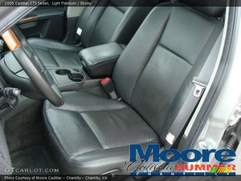 Light Platinum / Ebony 2005 Cadillac CTS Sedan