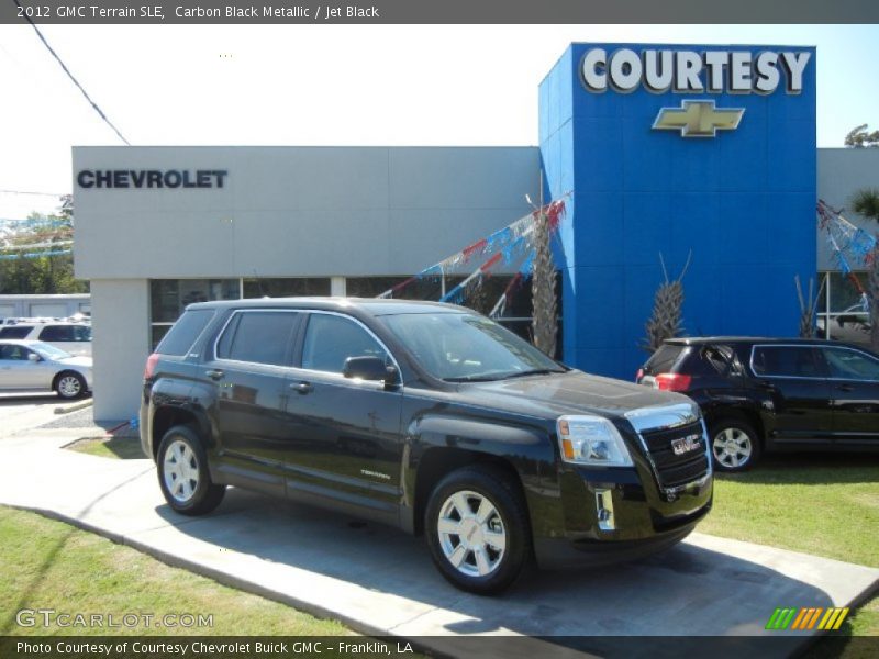 Carbon Black Metallic / Jet Black 2012 GMC Terrain SLE