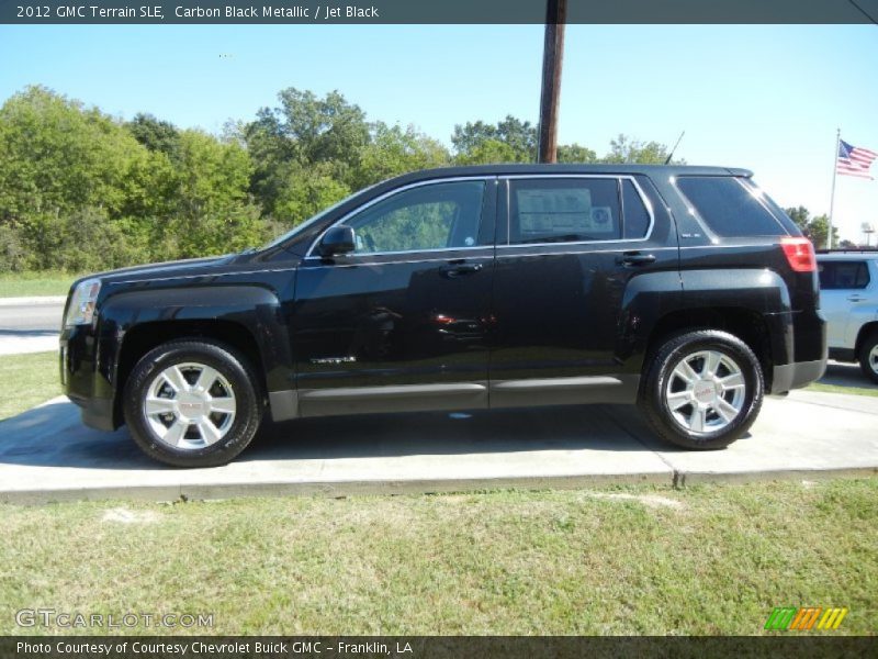 Carbon Black Metallic / Jet Black 2012 GMC Terrain SLE