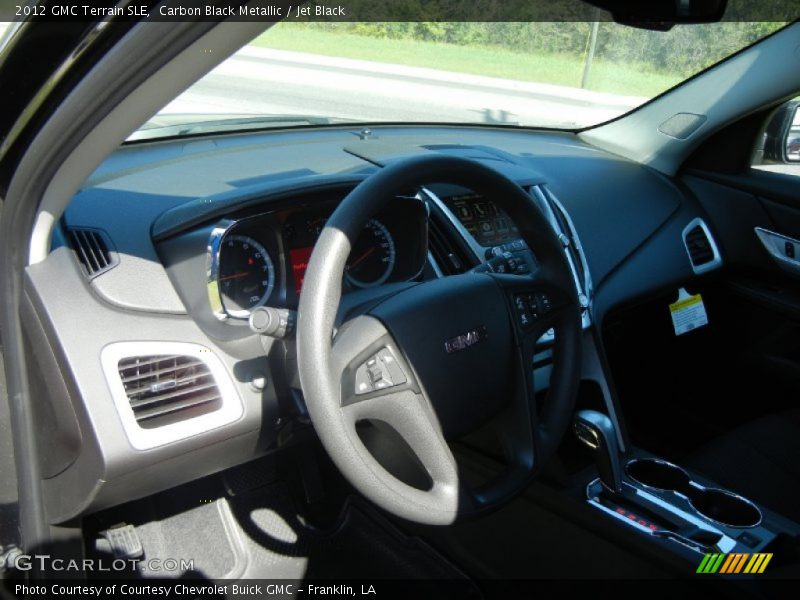 Carbon Black Metallic / Jet Black 2012 GMC Terrain SLE