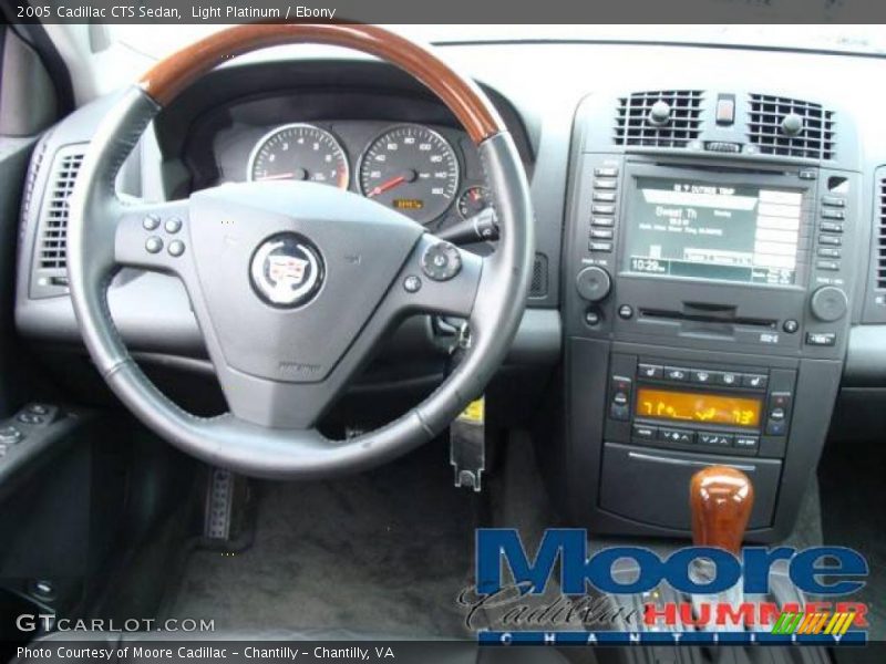 Light Platinum / Ebony 2005 Cadillac CTS Sedan