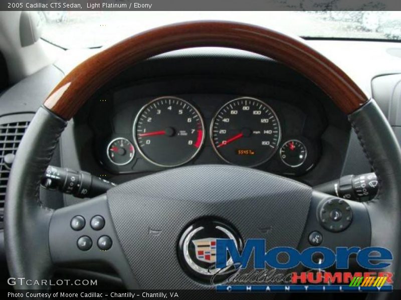 Light Platinum / Ebony 2005 Cadillac CTS Sedan