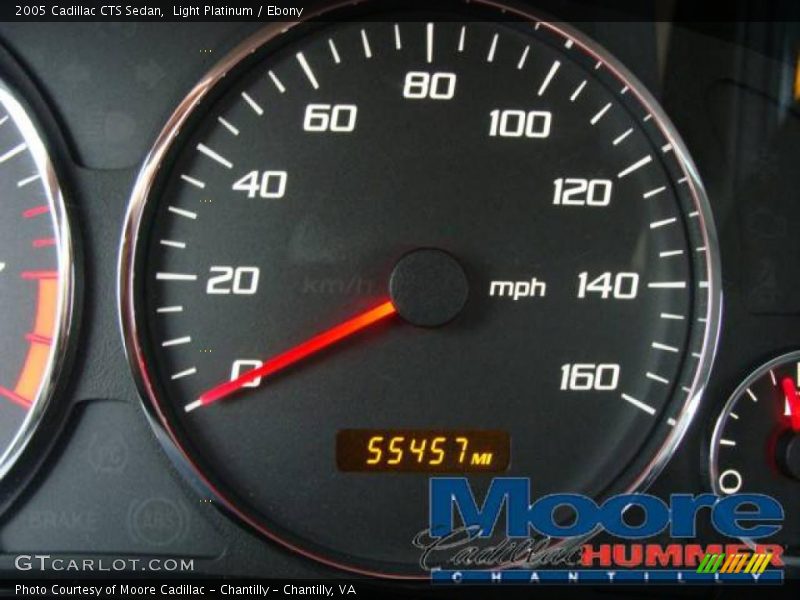 Light Platinum / Ebony 2005 Cadillac CTS Sedan