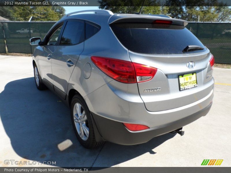 Graphite Gray / Black 2012 Hyundai Tucson GLS