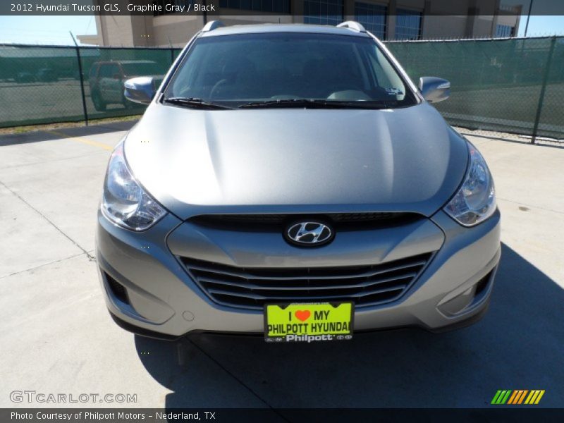 Graphite Gray / Black 2012 Hyundai Tucson GLS