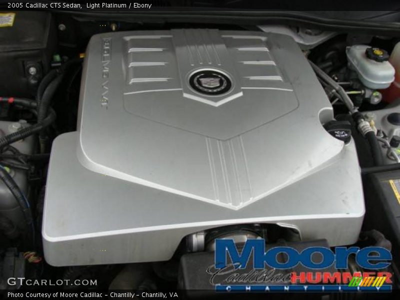 Light Platinum / Ebony 2005 Cadillac CTS Sedan